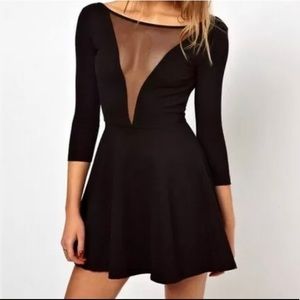 American Apparel-Ponte Gloria Skater Dress